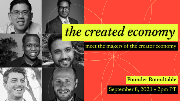 Created Economy 15: Founder Roundtable